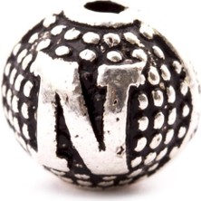 Zero Land Hnrlishp 8 mm Metal Harf  Metal Tesbih Harfi -N