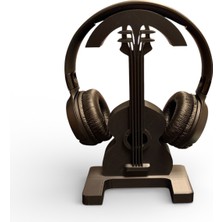 Major Hobi Gitar Tasarımlı Kulaklık Standı Dekoratif Masaüstü Kulaklık Askısı - 3D Baskı
