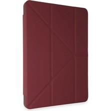 WebMediCode Huawei Matepad Se 11 Kılıf Kalemlikli Mars Tablet Kılıfı - Mürdüm