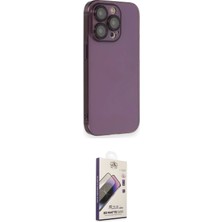 Motto Ticaret Apple Uyumlu iPhone 13 Pro Max Kılıf Siluet Minimal Özel Seri Ikili Koruma Seti