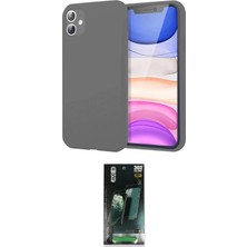 Motto Ticaret Apple Uyumlu iPhone 11 Kılıf Kozmos Yansıma Özel Seri Ikili Koruma Seti