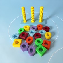 Major Hobi 3D Baskı Eğitici Geometrik Blok Oyunu 20X13 cm Zeka Geliştirici Oyun