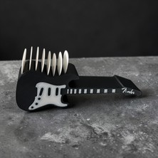 Major Hobi 3D Baskı Gitar Tasarımlı Pena Standı 12 cm Dekoratif Masaüstü Organizer