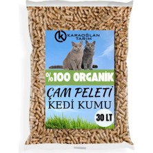 Karaoğlan Tarım Kedi Kumu Organik %100 Çam Peleti Kokulu ( 15 kg ) 30LT
