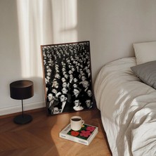 Ninastore Eski Sinema Salonu Sanatı: 3D Gözlükler - Siyah Beyaz Fotoğraf (Baskı)