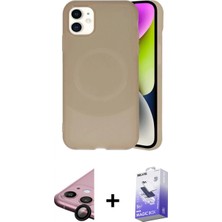 Pileli Store Pilelistore™ iPhone 11 Kılıf Ufuk Serisi - Siyah Bilvis 5in1 5d Magic Hayalet Cam Ekran Koruyucu + Raze Metal Kamera Lens - Sh