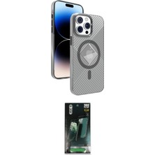 Motto Ticaret Apple Uyumlu iPhone 15 Pro Max Kılıf Nova Modern Prime Ikili Koruma Seti