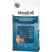 Aesco Düşük Tahıllı Somonlu ve Ton Balıklı Yetişkin Kedi Maması 10 kg