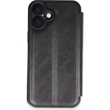 WebMediCode Iphone 16 Kılıf Flip Cover - Siyah