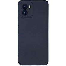 Pileli Store Mey Ithalat®  Vivo Y15S Kılıf Nano Içi Kadife Silikon - Lacivert
