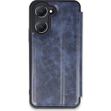 Pileli Store Mey Ithalat®  Vivo Y18 Kılıf Flip Cover - Lacivert