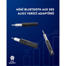 Alkasaz Kablolu Hoparlör ve Kulaklıklar Için Bluetooth Adaptör | Mini Boy Klipsli Taş? - ALKHBY7010-5