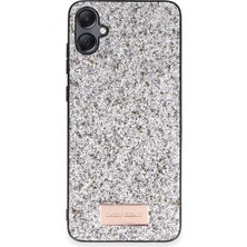 Cosmotex Onegif  Galaxy A05 Bright Simli Kapak - Gümüş