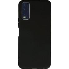 Pileli Store Mey Ithalat®  Vivo Y11S Kılıf Nano Içi Kadife Silikon - Siyah