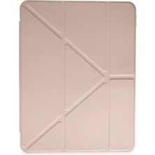 Pileli Store Mey Ithalat®  Samsung Galaxy T870 Tab S7 11 Kılıf Kalemlikli Mars Tablet Kılıfı - Rose Gold