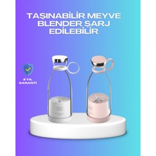 Alkasaz Çevre Dostu Cam Gövdeli Kablosuz Smoothie Blender - ALKHBY1830-5764
