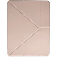 Mey Ithalat®  Samsung Galaxy T870 Tab S7 11 Kılıf Kalemlikli Mars Tablet Kılıfı - Rose Gold
