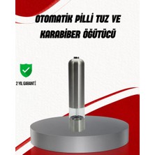 Işıklı Pilli Baharat Değirmeni Taze ve Pratik Öğütme Midastech