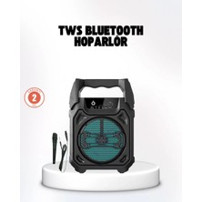 Taşınabilir 6.5” Bluetooth Hoparlör USB Tf Kart Mikrofonlu Şarjlı Sistem Midastech
