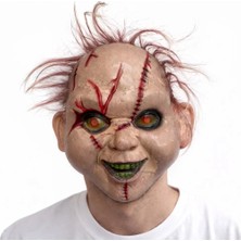 Nemere İthalat Saçlı Chucky Korku Maskesi – Gerçekçi Dikişli ve Detaylı Maske Nemere Ithalat