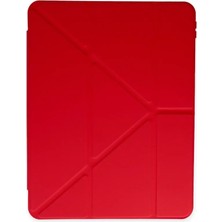 Mey Ithalat®   iPad 2022 10.9 (10.nesil) Kılıf Kalemlikli Mars Tablet Kılıfı - Kırmızı