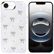 Cavora Iphone 17E Uyumlu Airbag Köşe Korumalı Simli Şeffaf Silikon Kılıf | Darbe Emici Sararmaz Ince Tasarım Kutup Kapak