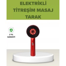 Nemere İthalat Elektrikli Titreşim Masaj Tarak Kırmızı Işık Terapi Nemere Ithalat