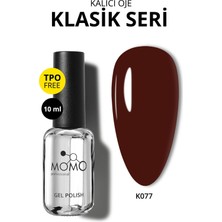 Momo Professional Kalıcı Oje K077 Kızıl Kahve 10 ml