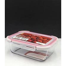 Aesco Paşabahçe Bake&store Saklama Kabı 1800 cc T A Conta Lsr Kırmızı 1 Ofset Tanıtım Kartı 6 Paşabahçe