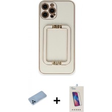 İlk El Grup Pilelistore™ iPhone 12 Pro Max Kılıf Kozmos Minimal Prime - Siyah Joko 5d Cam + Shine Kamera Lens Koruma Cam - Mı