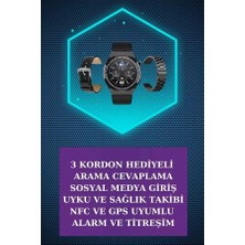 Nemere İthalat Kulak Içi Kablosuz Bluetooth Kulaklık ve Nfc ve Gps Özellikli Akıllı Saat Alarm ve Titreşim N