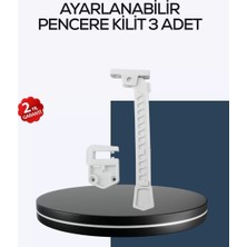 Nemere İthalat Çocuk Güvenliği Için Cam Pencere Kilidi 3 Adet Nemere Ithalat
