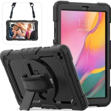 Pileli Store Mey Ithalat®  Samsung Galaxy T510 Tab A 10.1 Kılıf Pars Tablet Kapak - Siyah