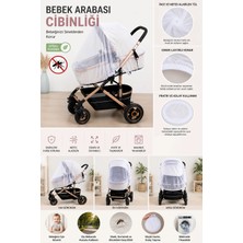 Munico 2 Adet Nefes Alabilir Katlanabilir Hafif Bebek Koruma Koruma Bebek Arabası Sineklik Cibinlik Tam