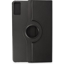 Pileli Store Mey Ithalat®   Redmi Pad Se Kılıf 360 Tablet Deri Kılıf - Siyah