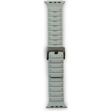 Pileli Store Mey Ithalat®   Watch 42MM Magnus Mıknatıslı Silikon Kordon - Gri