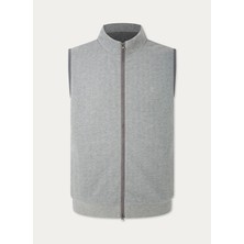 Hackett Gri Erkek Dik Yelek HM581198