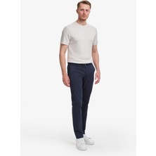 Pierre Cardin Erkek Lacivert Slim Fit Kanvas Pantolon 50321979-VR033