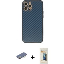 İlk El Grup Pilelistore™ iPhone 12 Pro Max Kılıf Ahenk Işık - Siyah 6d Mat Seramik Hayalet Nano Ekran Koruyucu + Renkli Kamera Lens Koruma Cam - Yl