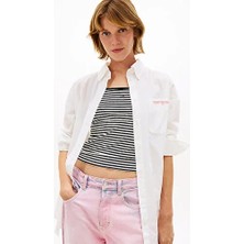 Tommy Hilfiger Kadın Tjw Oversize Fit Poplin Gömlek