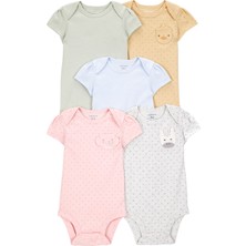 Carter's Kız Bebek Çoklu Paket Body Prematüre-24 Ay Çok Renkli