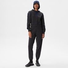 Lacoste Kadın Jogger Desenli Siyah Eşofman Altı