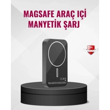 Genel Tedarik Magsafe Araç Telefon Tutucu 15W Hızlı Şarj Type-C Girişli