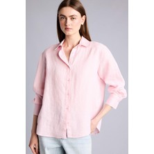 DeFacto %100 Keten Oversize Uzun Kollu Gömlek Z6638AZ26SM