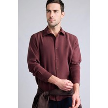 DeFacto Nefes Alabilir Regular Fit Modal Uzun Kollu Gömlek H3106AX26SP