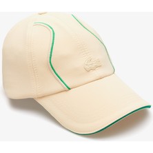 Lacoste x House Of Superstep Baskılı Unisex Bej Şapka