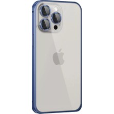 Motto Ticaret Joko Iphone 15 Pro Metal Bumper Mat Kapak - Lacivert