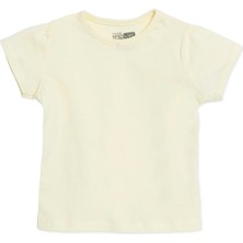 Hellobaby Kız Bebek Tişört Bisiklet Yaka Short Sleeve