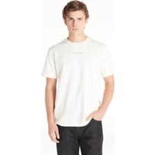 Ted Baker Beyaz Erkek Standart Fit Baskılı T-Shirt TBMRTS1037