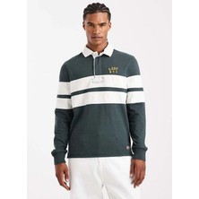 Superdry Yeşil Erkek Regular Fit Çizgili T-Shirt M6010909A-H5X